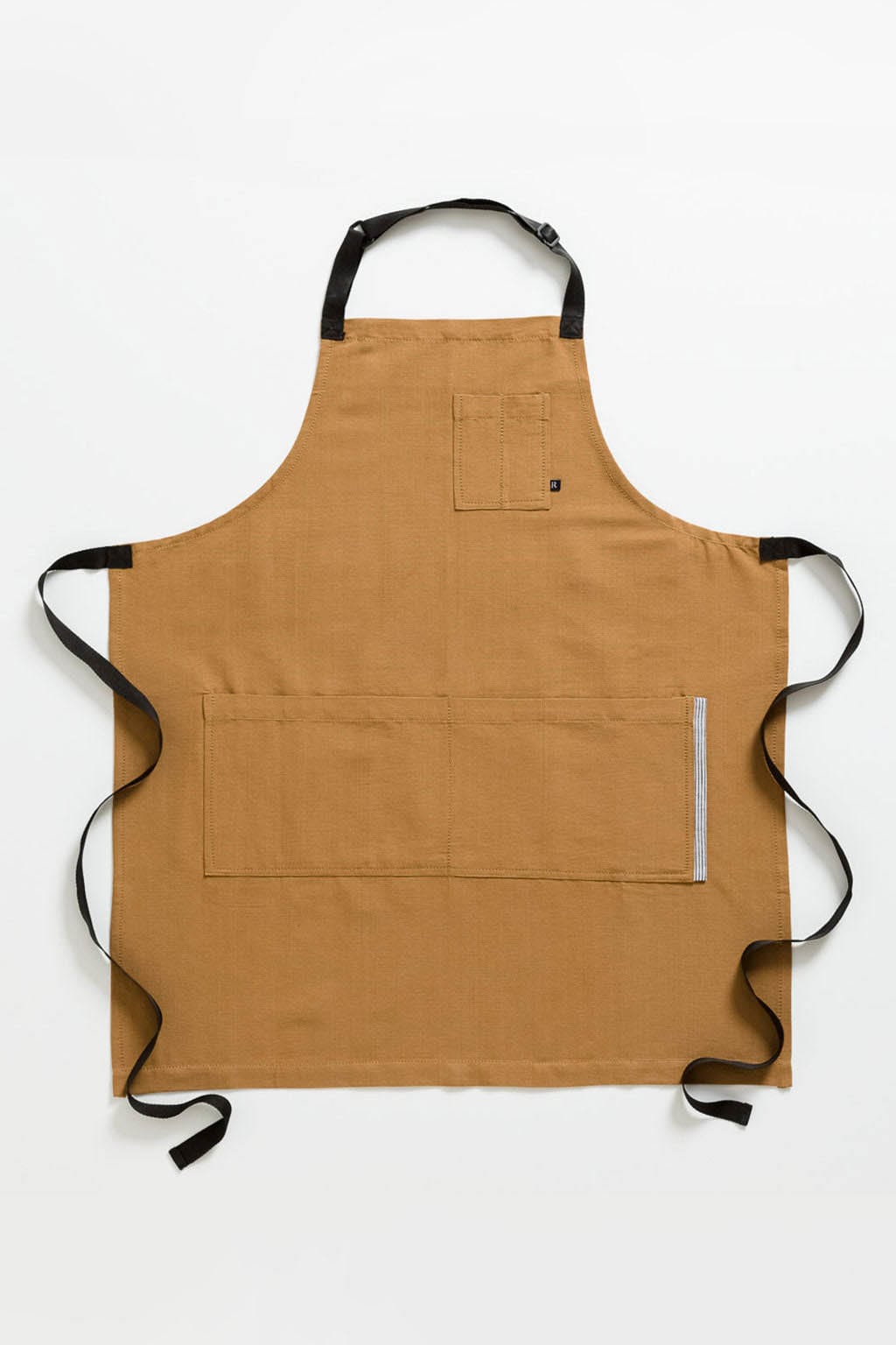 Classic Bib Apron, Cotton, Ochre Brown, Volume Discounts, Best Reviews by Customers, Durable