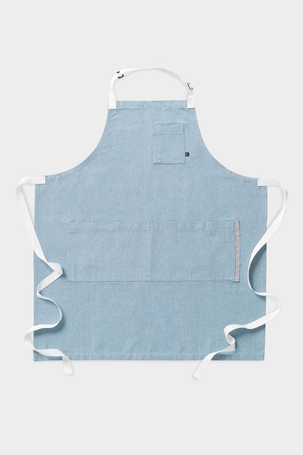 Classic Chef Apron, Cotton, Powder Blue, Worn by Top Chefs, 5-Star Reviews, Industry Pricing