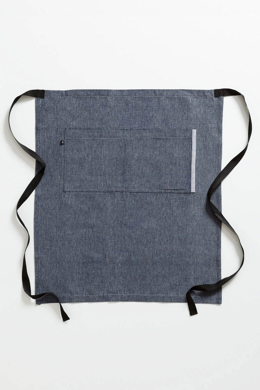 Bistro Server Half Apron, Cotton, Blue Jean Denim, Quick Ship, Top Rated