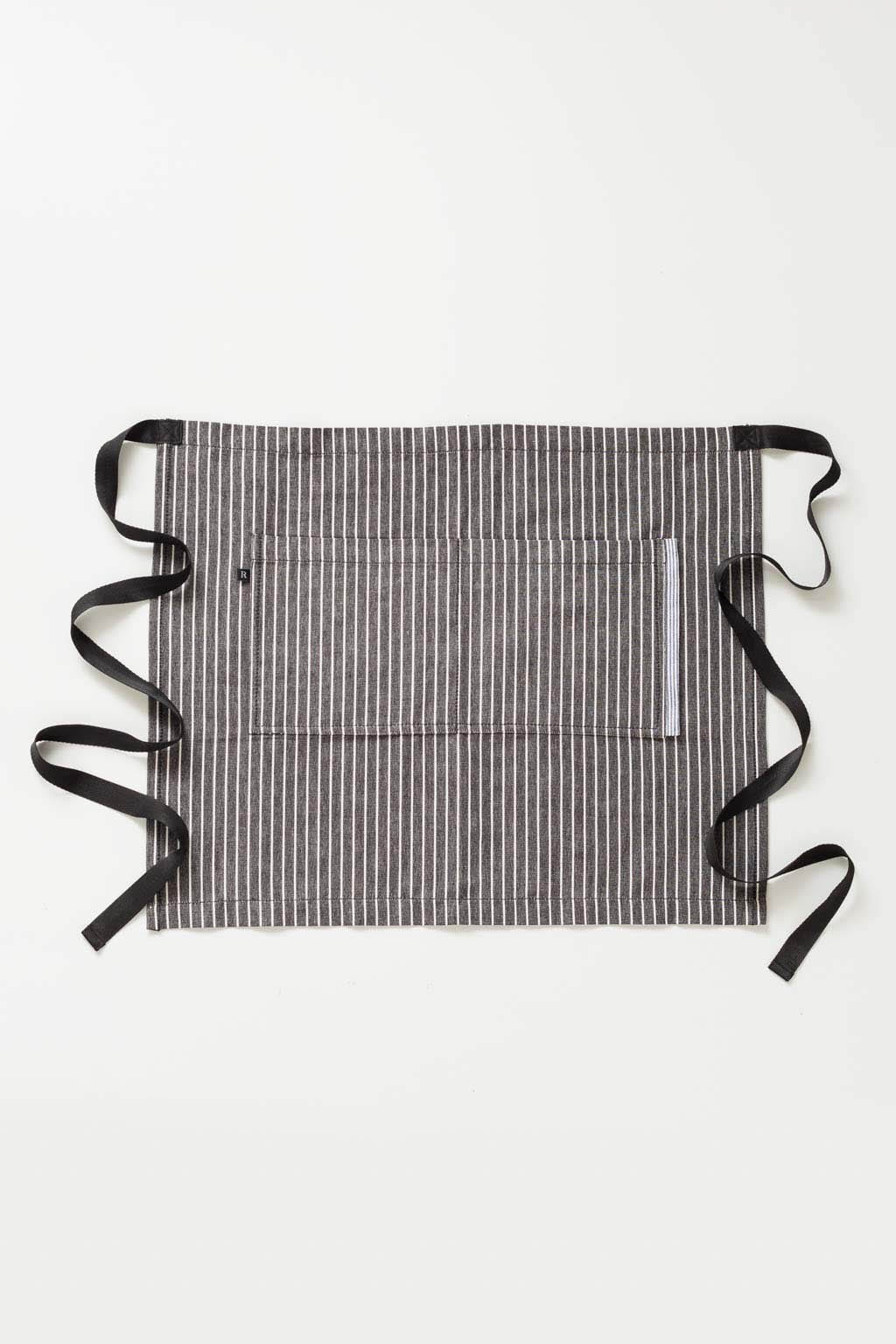 Server Half Apron, Cotton, Stripes, Bulk Discounts, Quick Ship, Durable