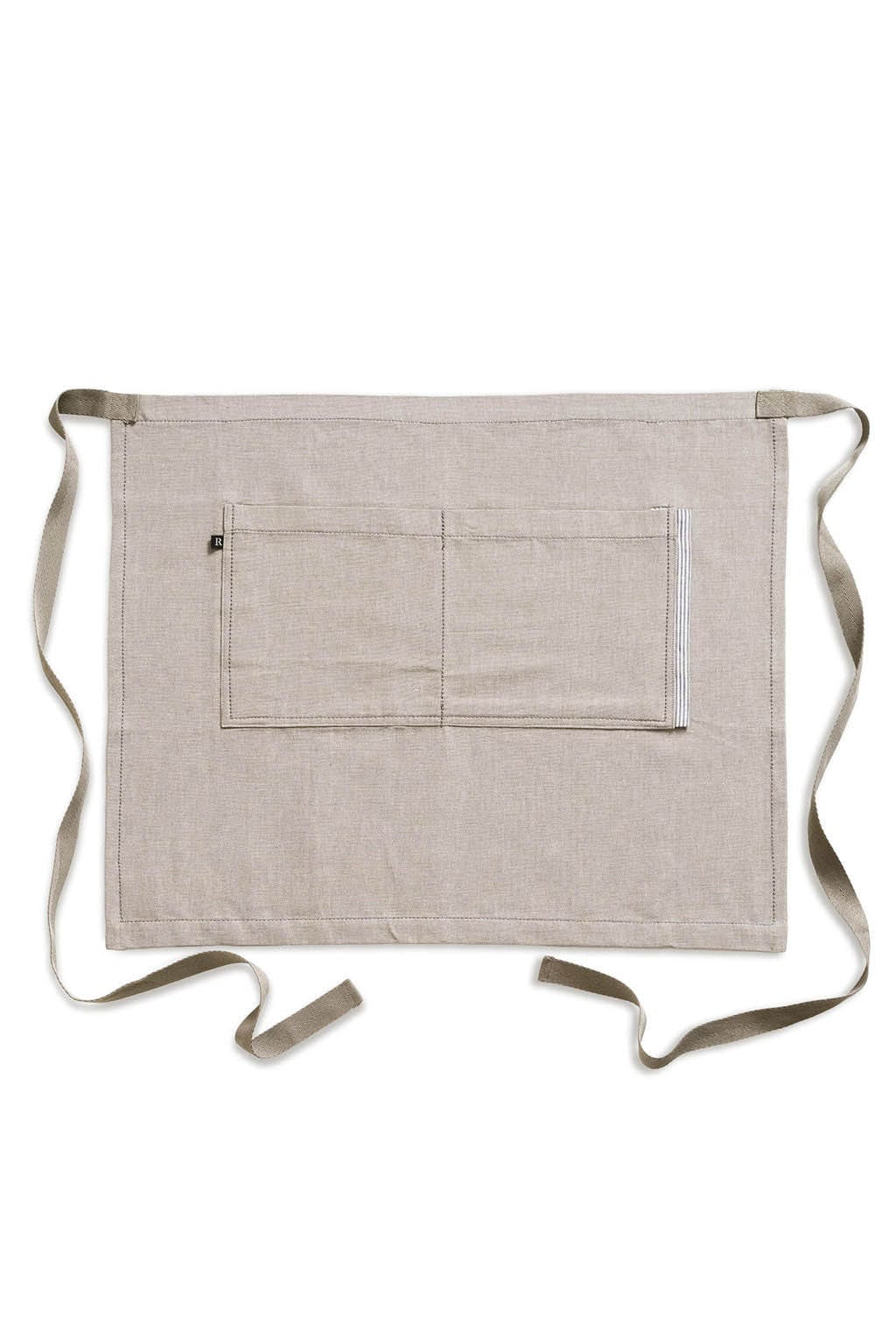 Bistro Server Half Apron, Cotton Canvas, Tan, Pro, Quick Ship, Premium Fabrics