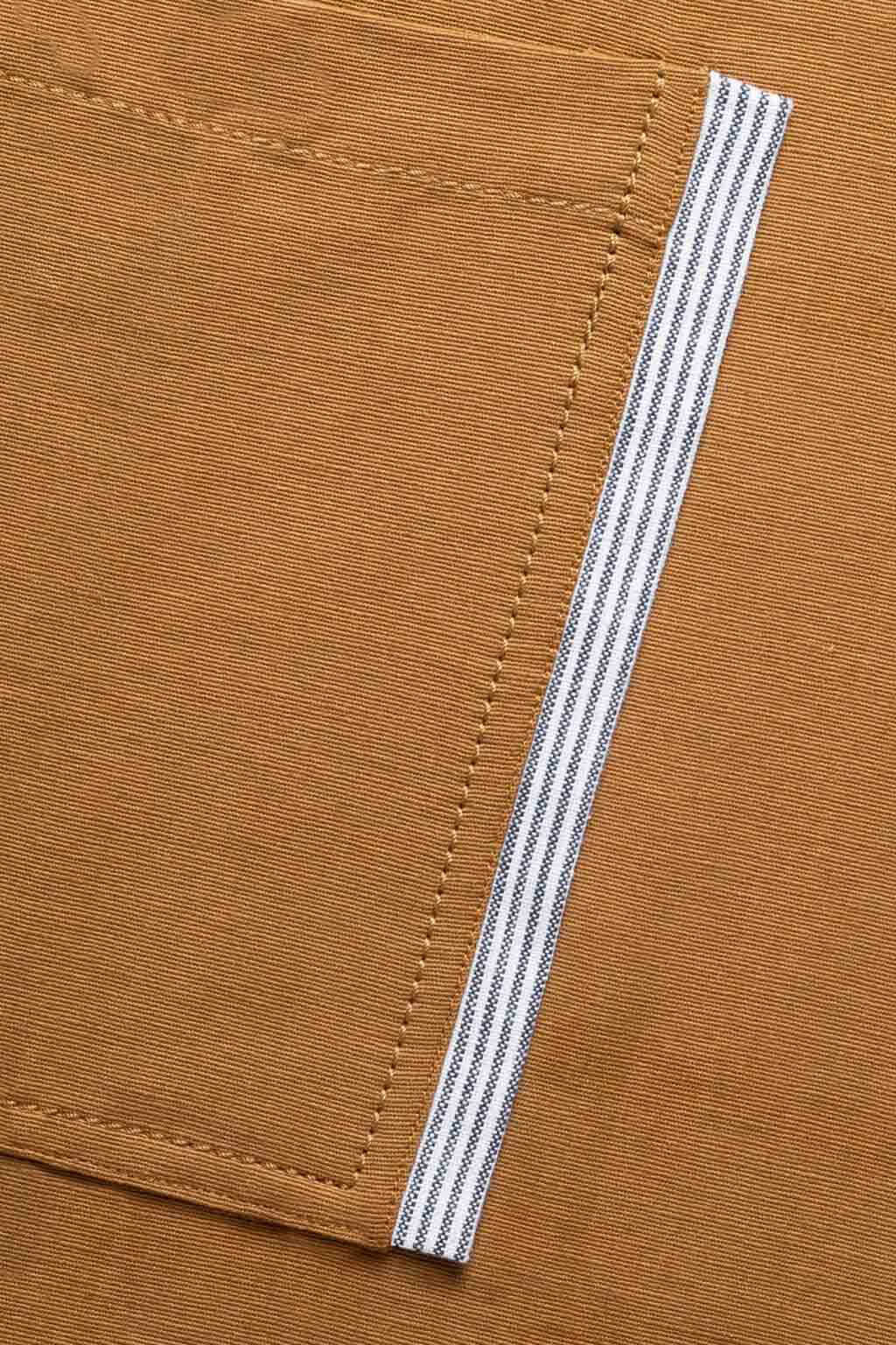 Crossback Chef Apron, Cotton, Ochre Brown, Pocket Detail, Volume Discounts, Quick Ship, Wholesale