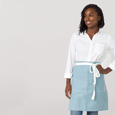Reluctant Threads Bistro Server Waist Aprons. Best reviews. Affordable. Bulk discounts. Big selection. Top quality. Stylish.