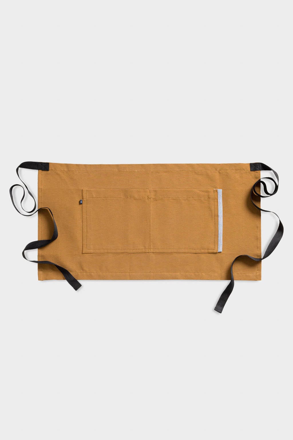 Server Waist Apron, Cotton, Ochre Brown, Premium Quality, Quick Ship, Bulk Pricing