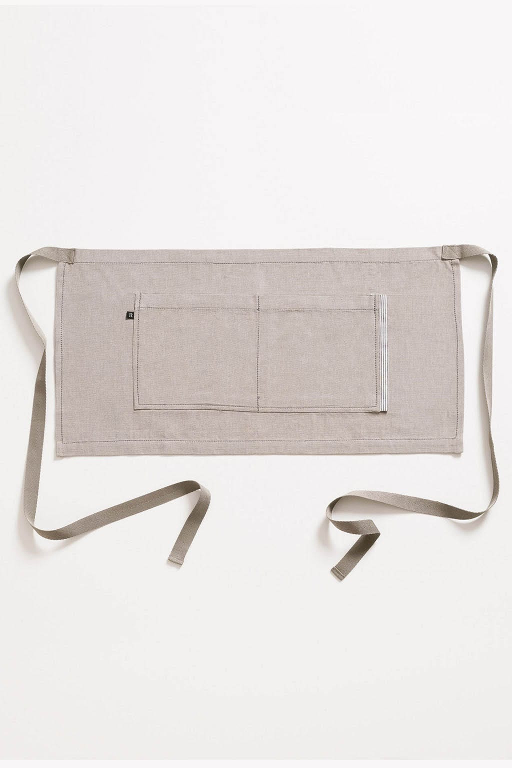 Server Waist Apron, Cotton Canvas, Tan, Pockets, Trusted by Top Restaurant Hospitality Groups