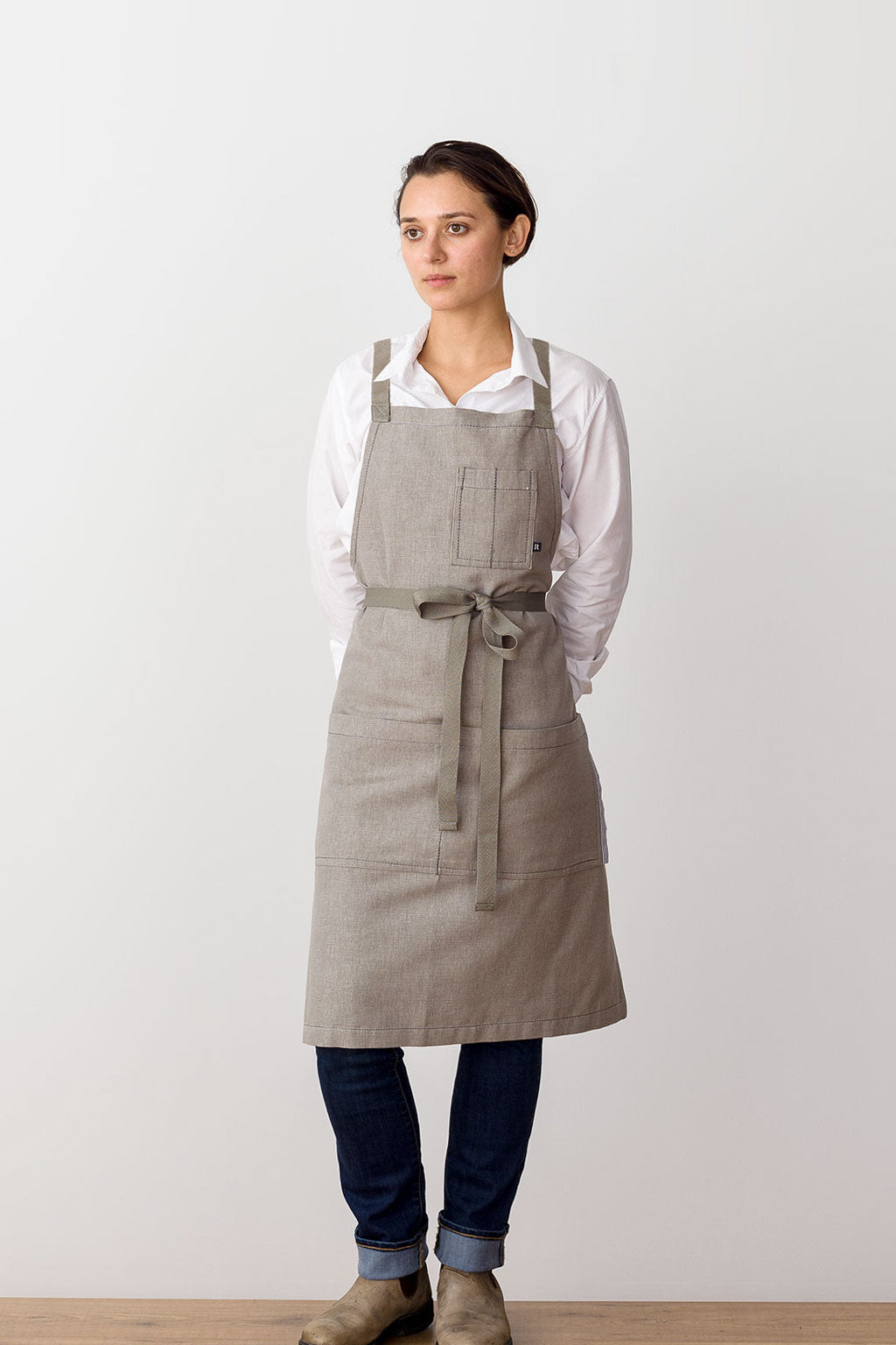 outfmvch kitchen gadgets apron women cotton linen cross back apron