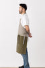Classic Chef Apron Two Tone, Olive Green and Tan, Classic Bib, Restaurant Industry Pricing, Cool Hip, Men, Women
