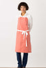 Cross Back Apron Coral Pink Comfortable Chef Apron Volume Pricing Wholesale Baker, Restaurants