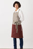 Cross-Back Women, Men, Chef Apron, Maroon Red, Burgundy, Modern, Tan, Comfortable for Neck and Shoulders, Restaurant Quality Best Reviews, Bulk Pricing
